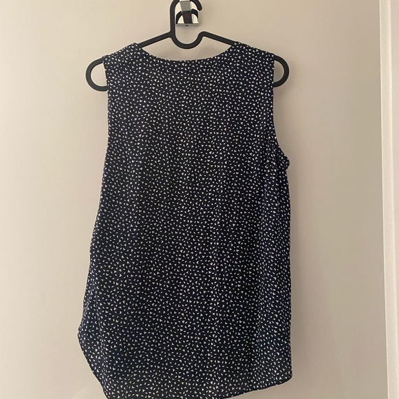 Navy Blue Blouse - Picture 2 of 2